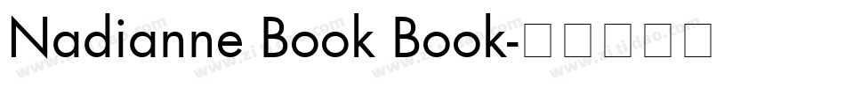 Nadianne Book Book字体转换
